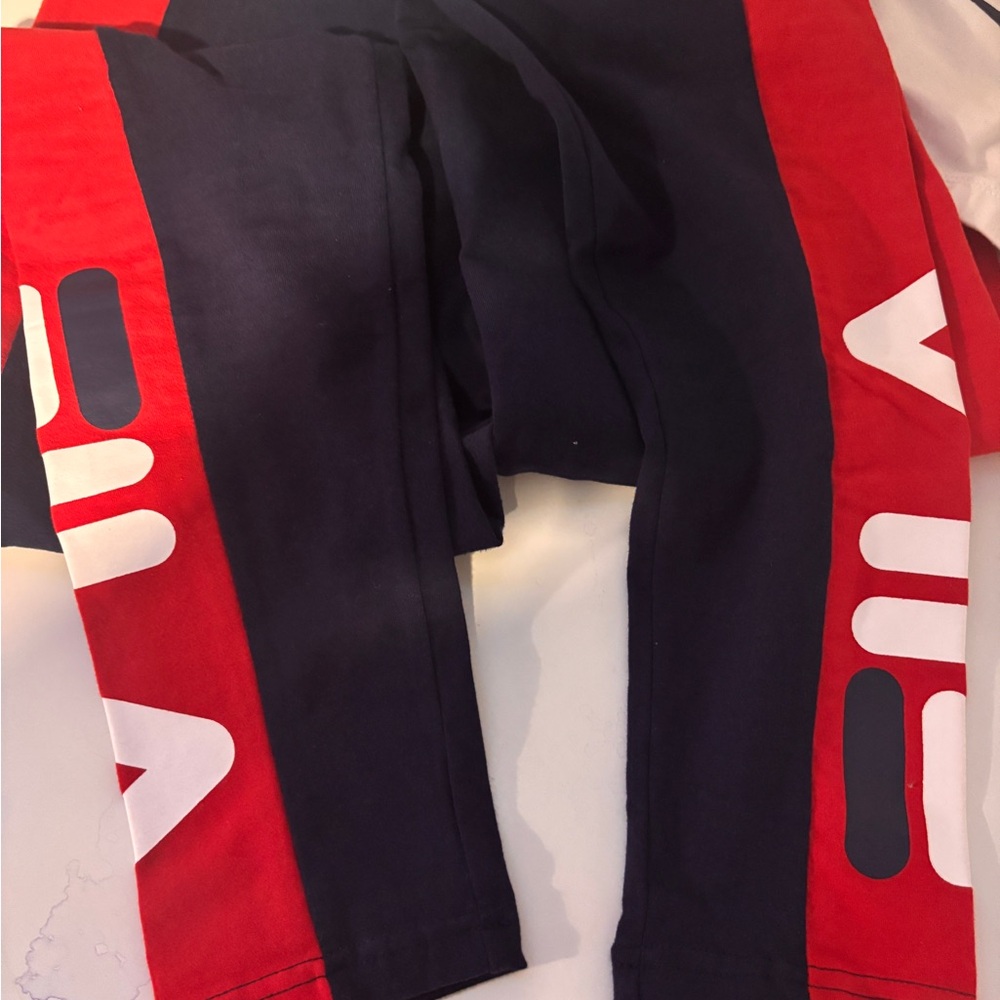 Fila Red and Blue Leggings